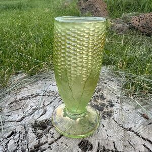 Vintage Northwood Carnival Corn Vase